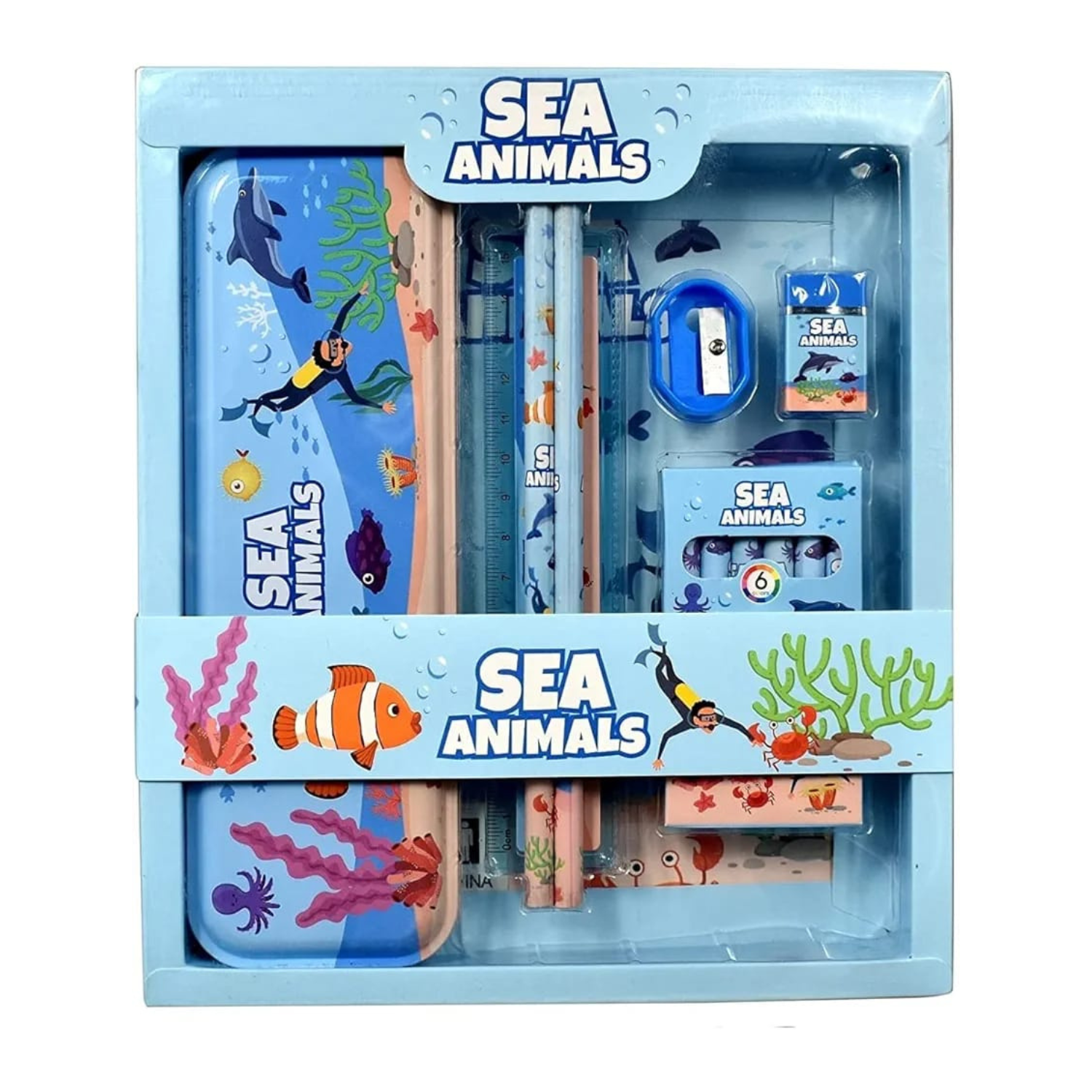 Space Theme Stationery Set for Kids | For Boys & Girls Age 3-15 Years - Return Gifts -School Supplies & Learning Gift for Kids