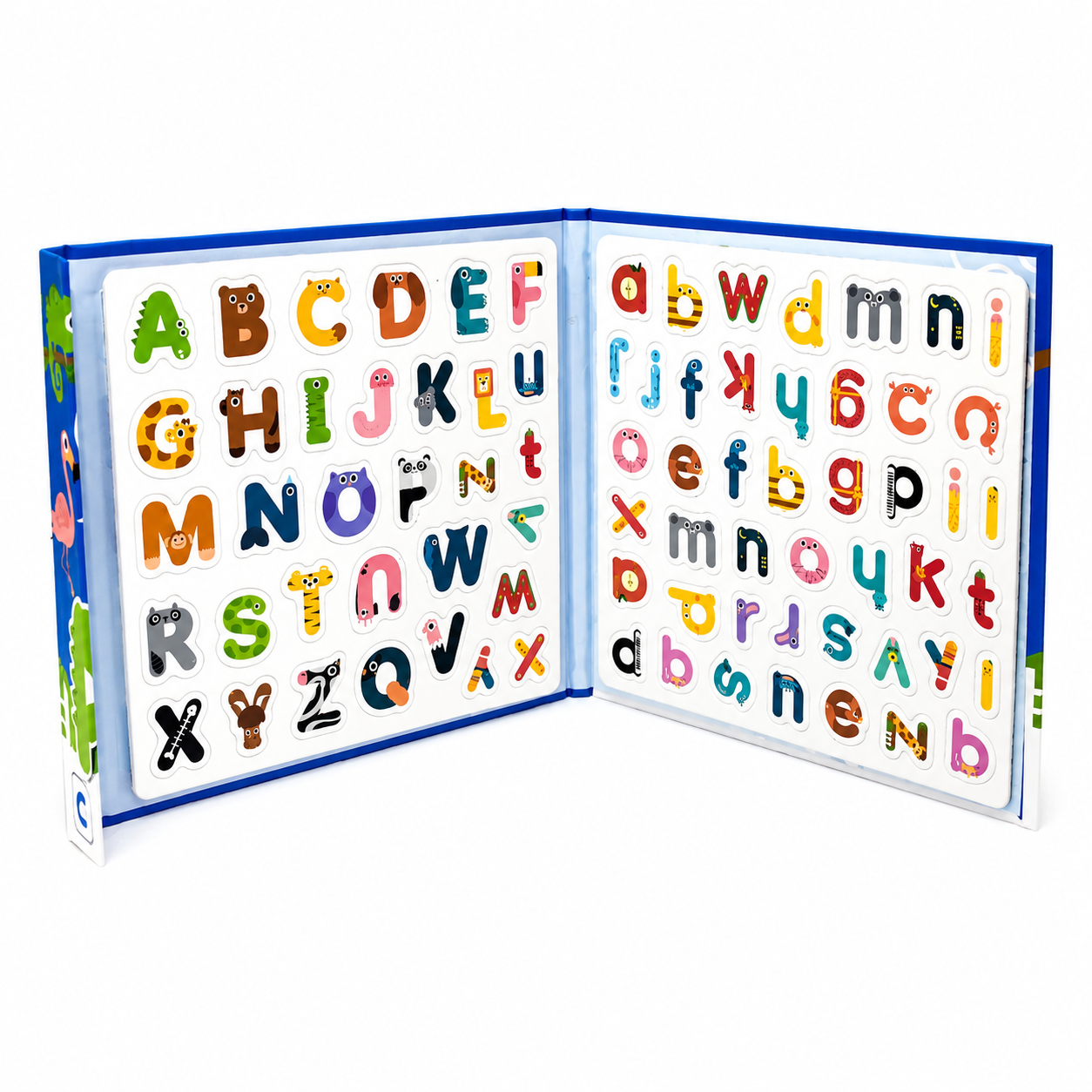 Magnetic Alphabet Letters Learning Book for Kids – Educational ABC Board with Animal Illustrations | Preschool Early Learning Toy for Toddlers, Boys & Girls