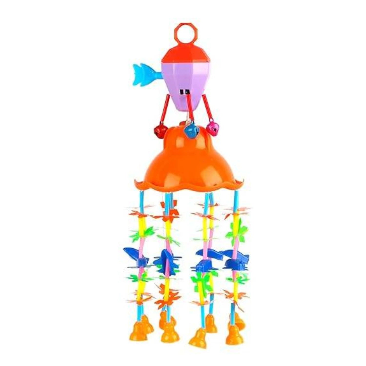 Ratna's Merry-Go-Round Wind-Up Baby Mobile | Rotating Crib Toy with Soothing Sound