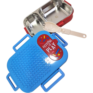 Steel Lunch Box - Stainless Steel - Legos