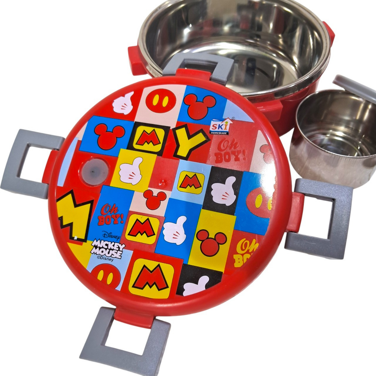 Steel Lunch Box - Mickey Stainless Steel Lunch Box