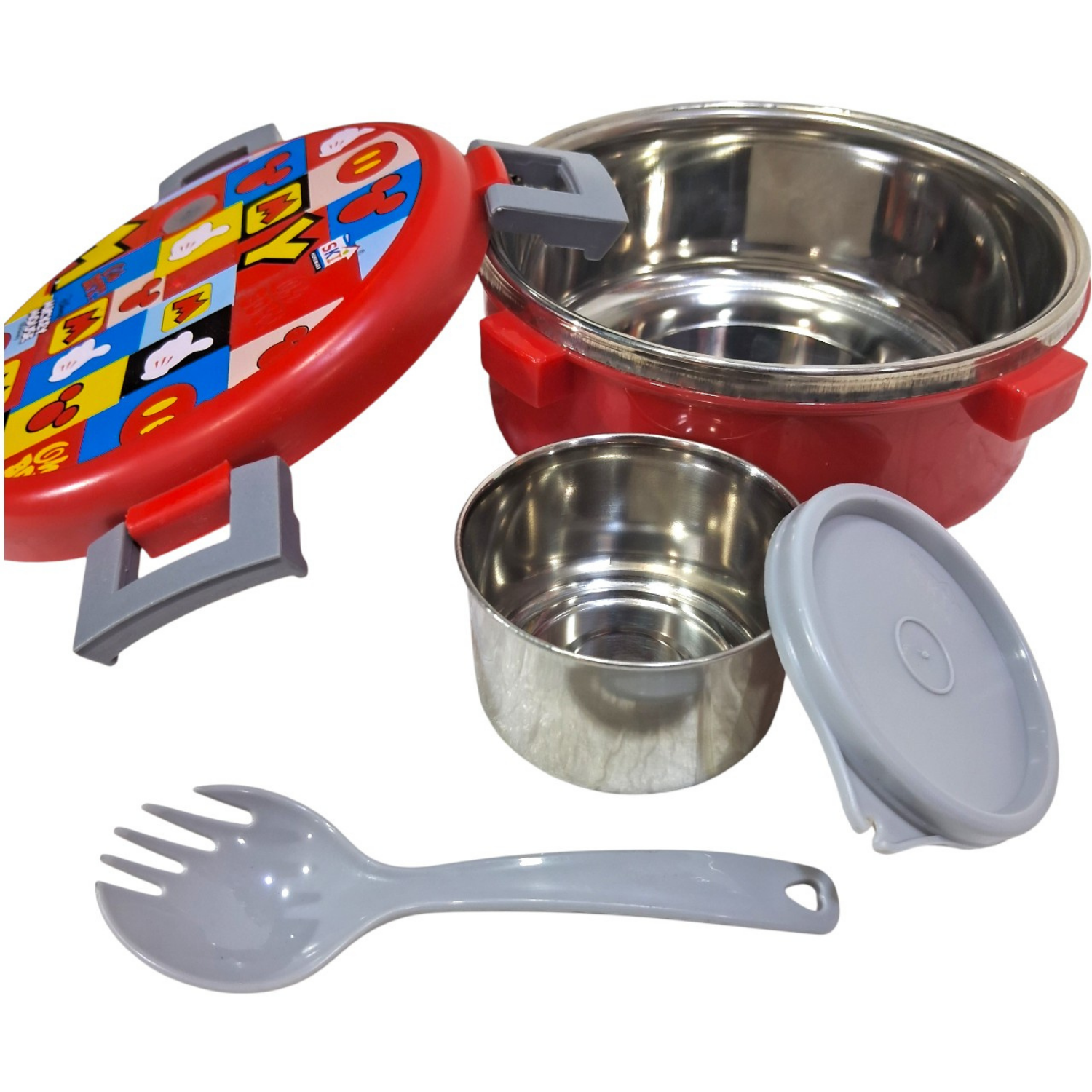Steel Lunch Box - Mickey Stainless Steel Lunch Box