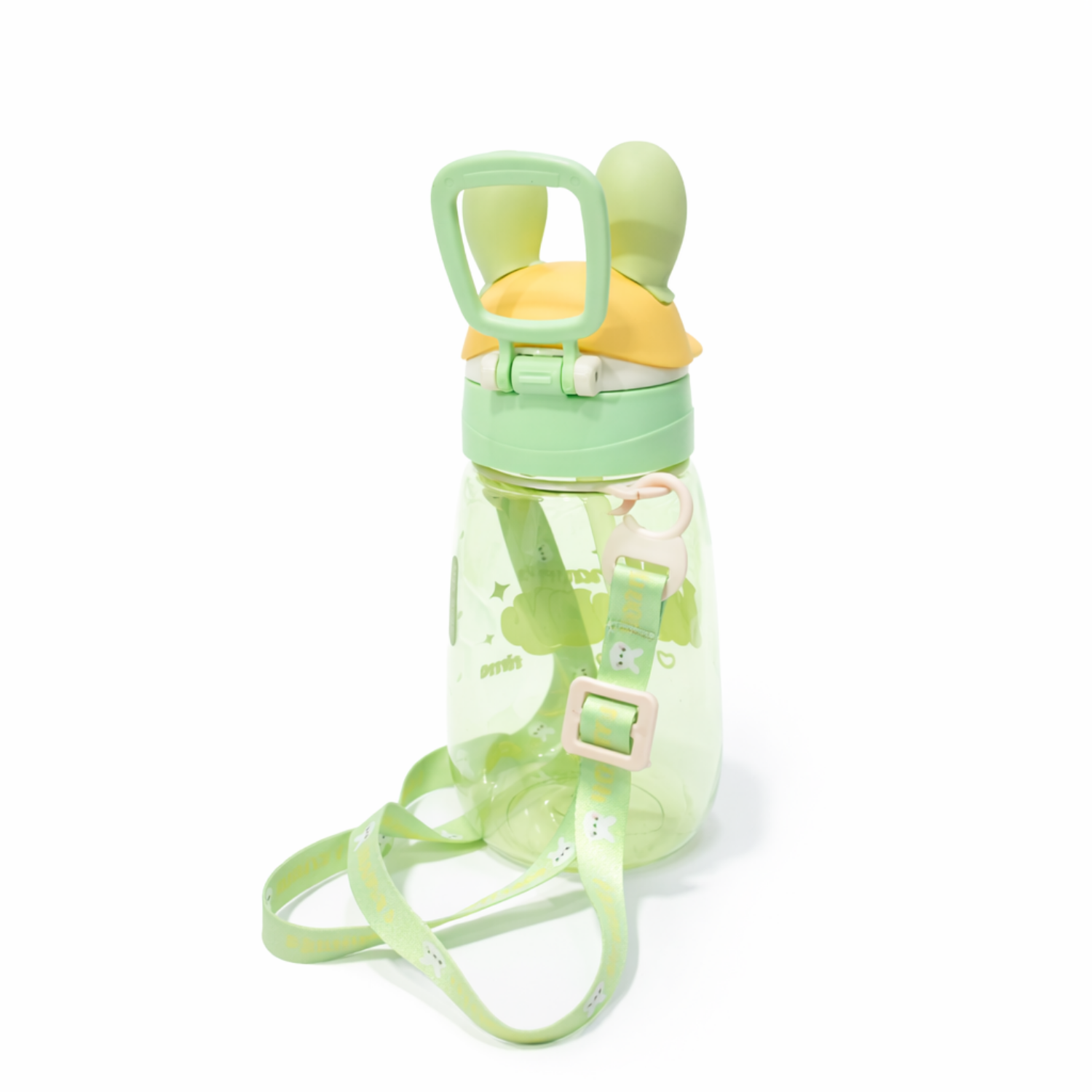 Bunny Sipper Bottle - Cute Sipper Bottle for Boys & Girls | Flip-Top Kids Drinking Bottle for School & Travel