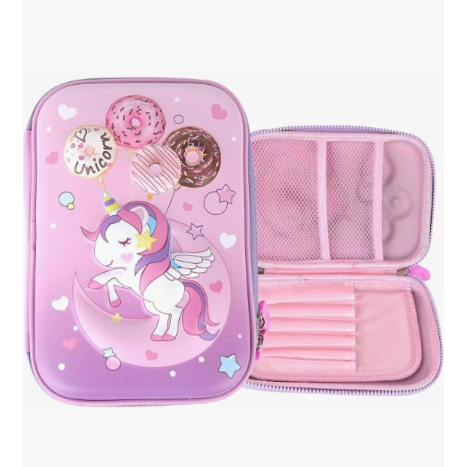 Silicone Unicorn Pencil Pouch for Kids, Pencil Box for Kids (Color May Vary)