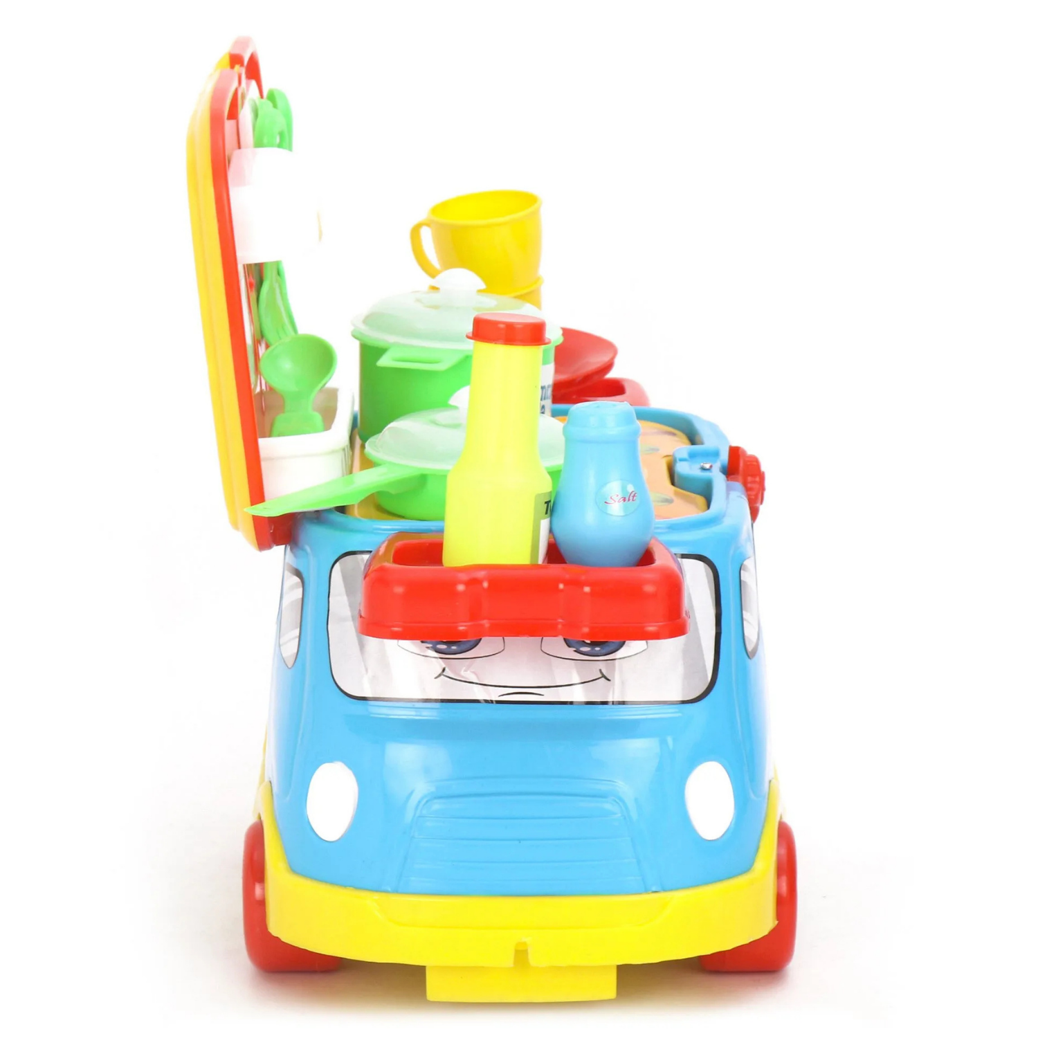Kids Vehicle Set – 2-in-1 Kitchen / Doctor / Fashion Set with Accessories | Pretend Role Play Toy | Gift for Kids 3+ Years