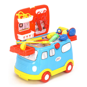 Kids Vehicle Set – 2-in-1 Kitchen / Doctor / Fashion Set with Accessories | Pretend Role Play Toy | Gift for Kids 3+ Years