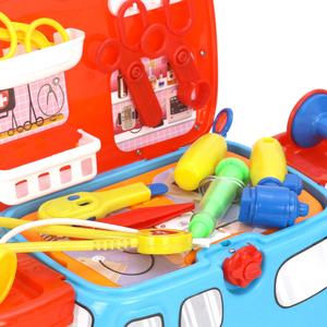 Kids Vehicle Set – 2-in-1 Kitchen / Doctor / Fashion Set with Accessories | Pretend Role Play Toy | Gift for Kids 3+ Years