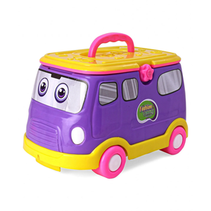 Kids Vehicle Set – 2-in-1 Kitchen / Doctor / Fashion Set with Accessories | Pretend Role Play Toy | Gift for Kids 3+ Years