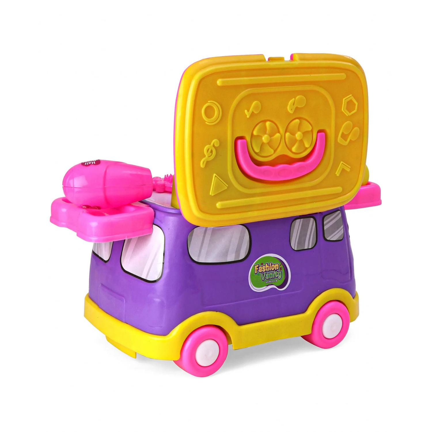 Kids Vehicle Set – 2-in-1 Kitchen / Doctor / Fashion Set with Accessories | Pretend Role Play Toy | Gift for Kids 3+ Years
