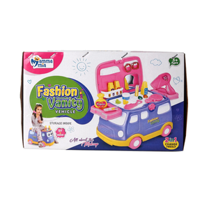 Kids Vehicle Set – 2-in-1 Kitchen / Doctor / Fashion Set with Accessories | Pretend Role Play Toy | Gift for Kids 3+ Years