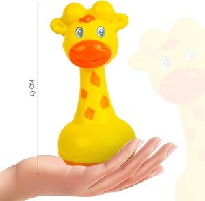 Giraffe Roly Poly Push and Wobble Sound Toy for Kids 8+ Months