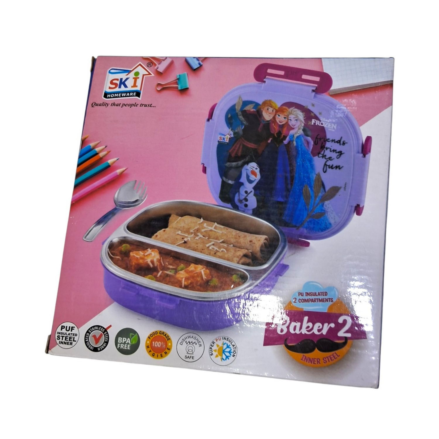 Steel Lunch Box - Stainless Steel