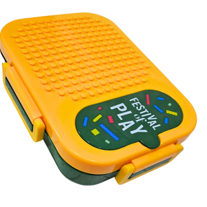 Steel Lunch Box - Stainless Steel - Legos