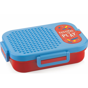 Steel Lunch Box - Stainless Steel - Legos