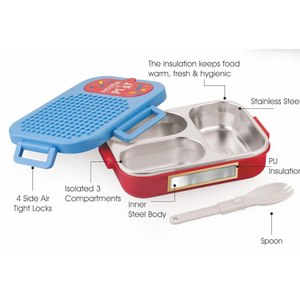 Steel Lunch Box - Stainless Steel - Legos
