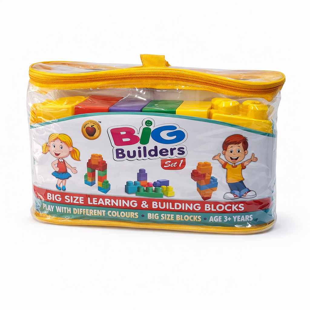 Big Builders Set, Learning and Building Blocks, Big Size Blocks